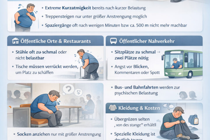 150 kg Übergewicht – wenn Adipositas den Alltag bestimmt