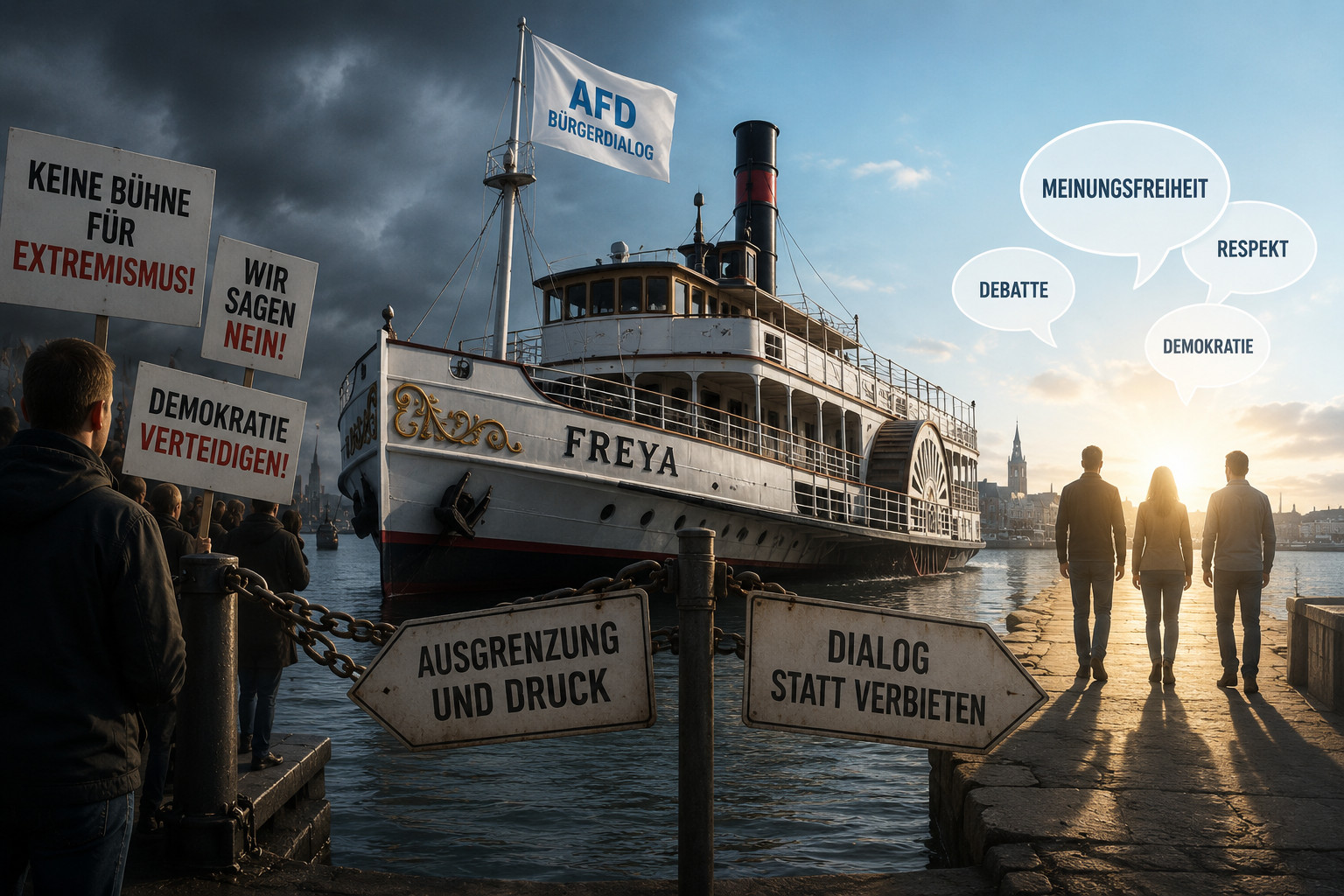 AfD-Veranstaltung auf der "Freya" abgesagt: Hat wirtschaftlicher Druck die Entscheidung beeinflusst?