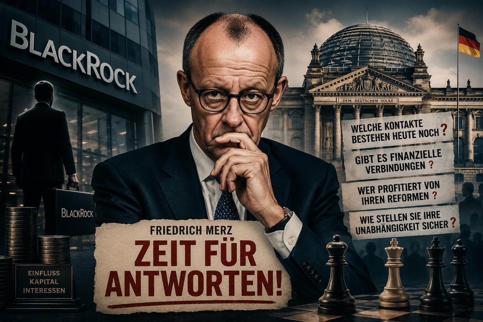 Friedrich Merz, BlackRock und die Vertrauensfrage