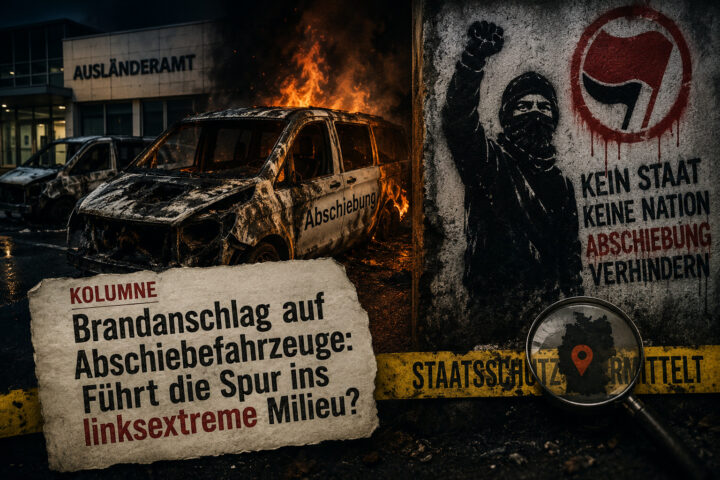 Brandanschlag auf Abschiebefahrzeuge: Führt die Spur ins linksextreme Milieu?