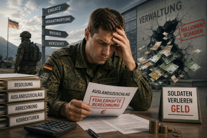 Fehler bei Auslandszuschlägen der Bundeswehr