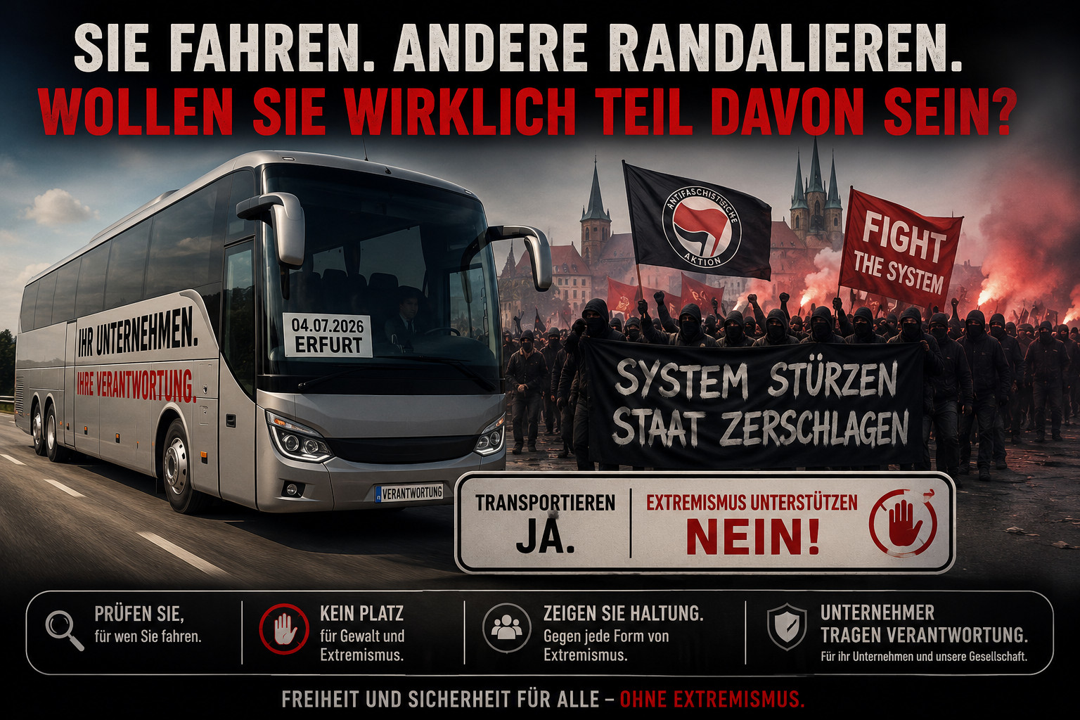 Busunternehmen und Erfurt-Demonstration 2026