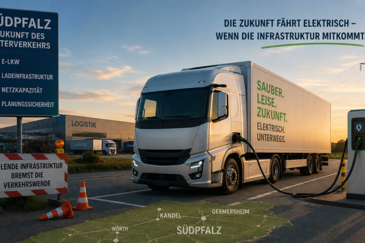 Elektrische Lkw in der Südpfalz