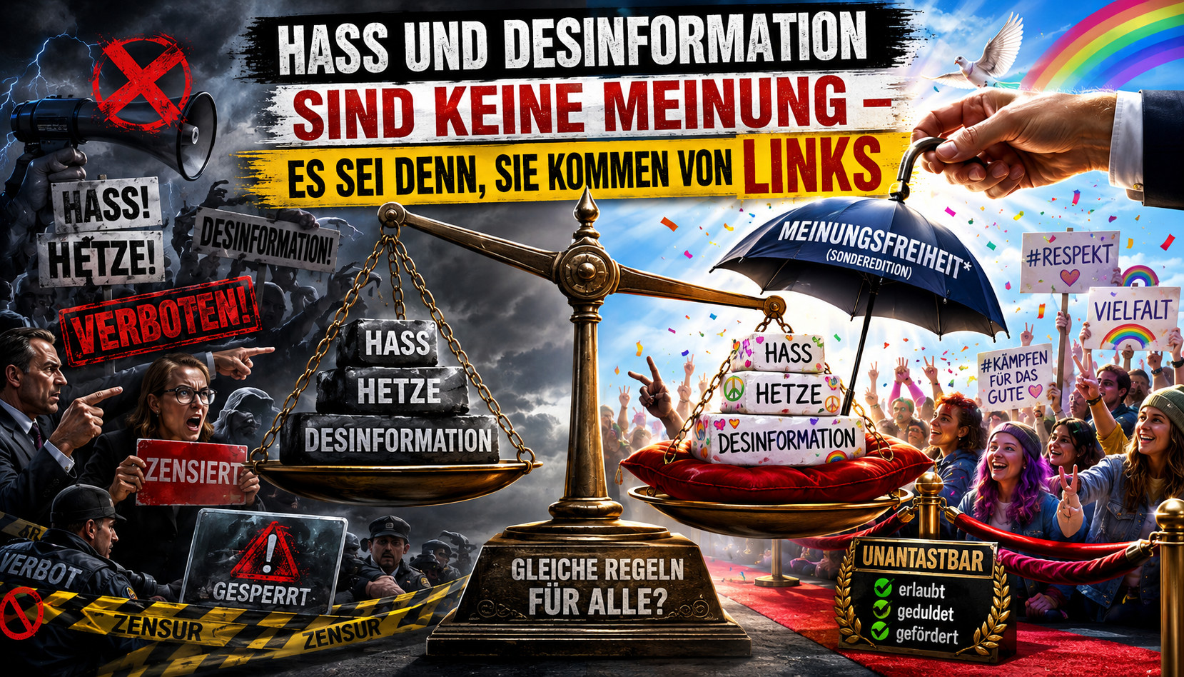 Hass und Desinformation