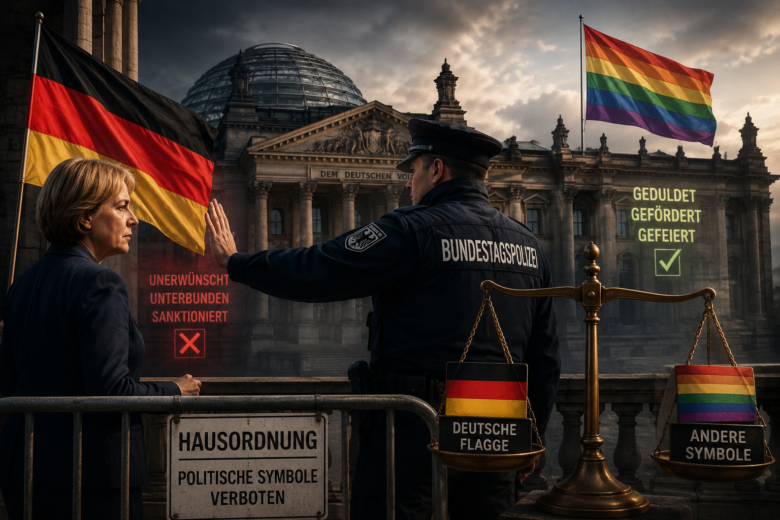 Deutschlandflagge unerwünscht? Der Fall Beatrix von Storch und der Verdacht politischer Befangenheit im Bundestag