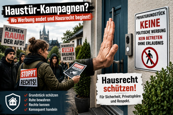 Haustürkampagnen vor dem AfD-Parteitag