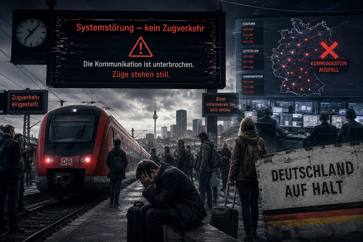 Wie eine IT-Panne die Mobilitätsrepublik lahmlegt