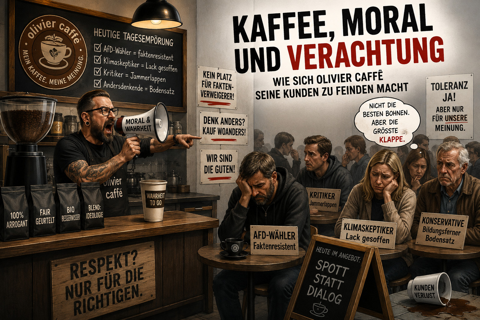 Kaffee, Moral und Verachtung