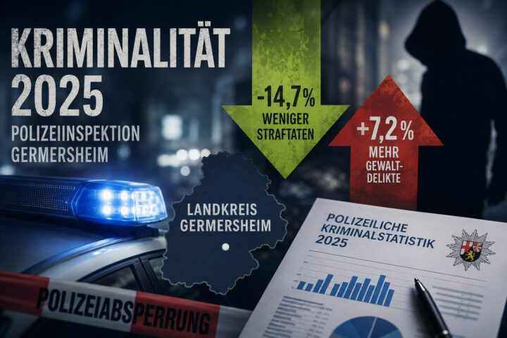 Polizeilichen Kriminalstatistik 2025 der Polizeiinspektion Germersheim.