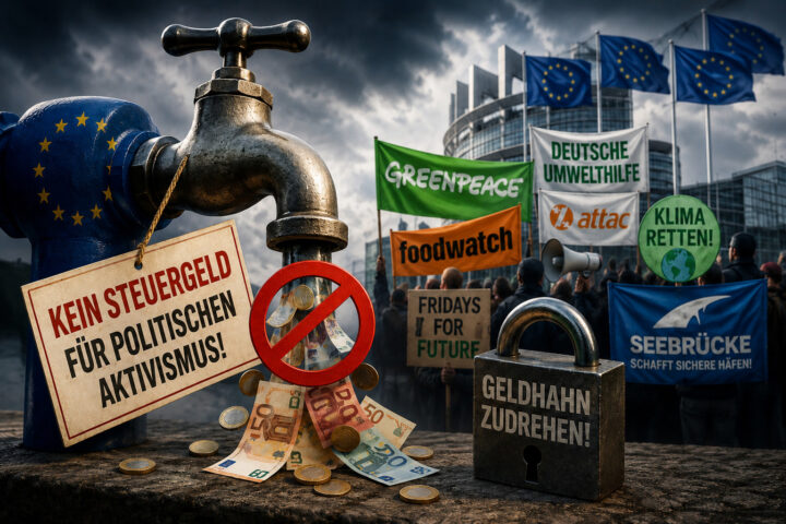 Schluss mit Steuergeld für politischen Aktivismus