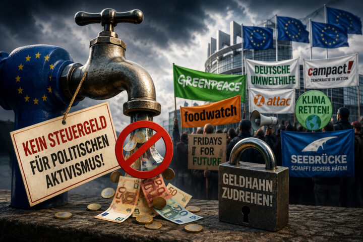 Schluss mit Steuergeld für politischen Aktivismus