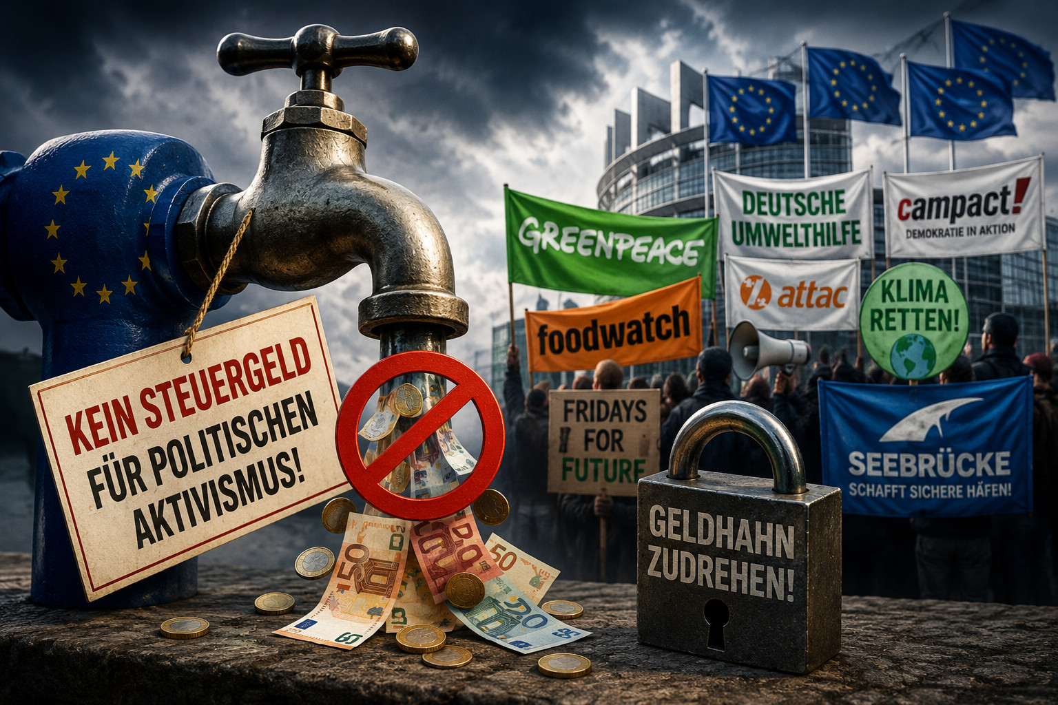 Schluss mit Steuergeld für politischen Aktivismus