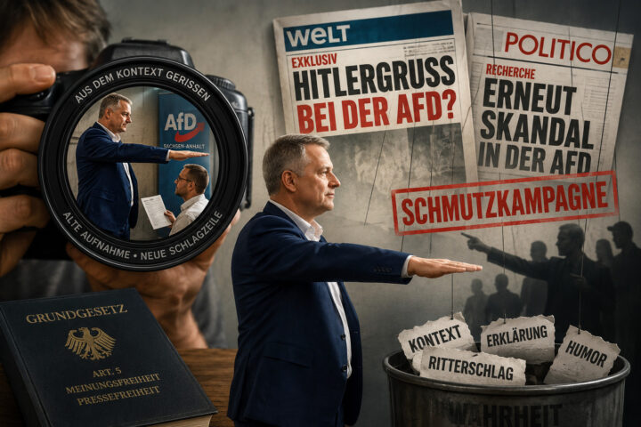 Hitlergruß oder Medienkampagne?