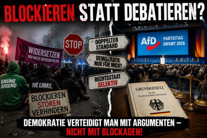 Blockieren statt Demokratie: Wenn ausgerechnet die selbsternannten Demokraten den Rechtsstaat aushebeln wollen