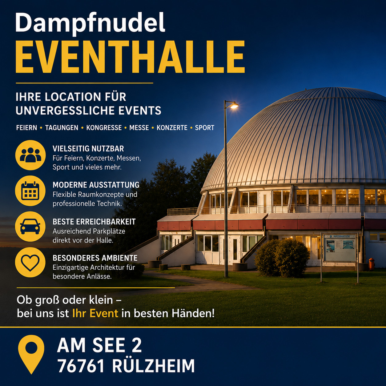 Dampfnudel Eventhalle