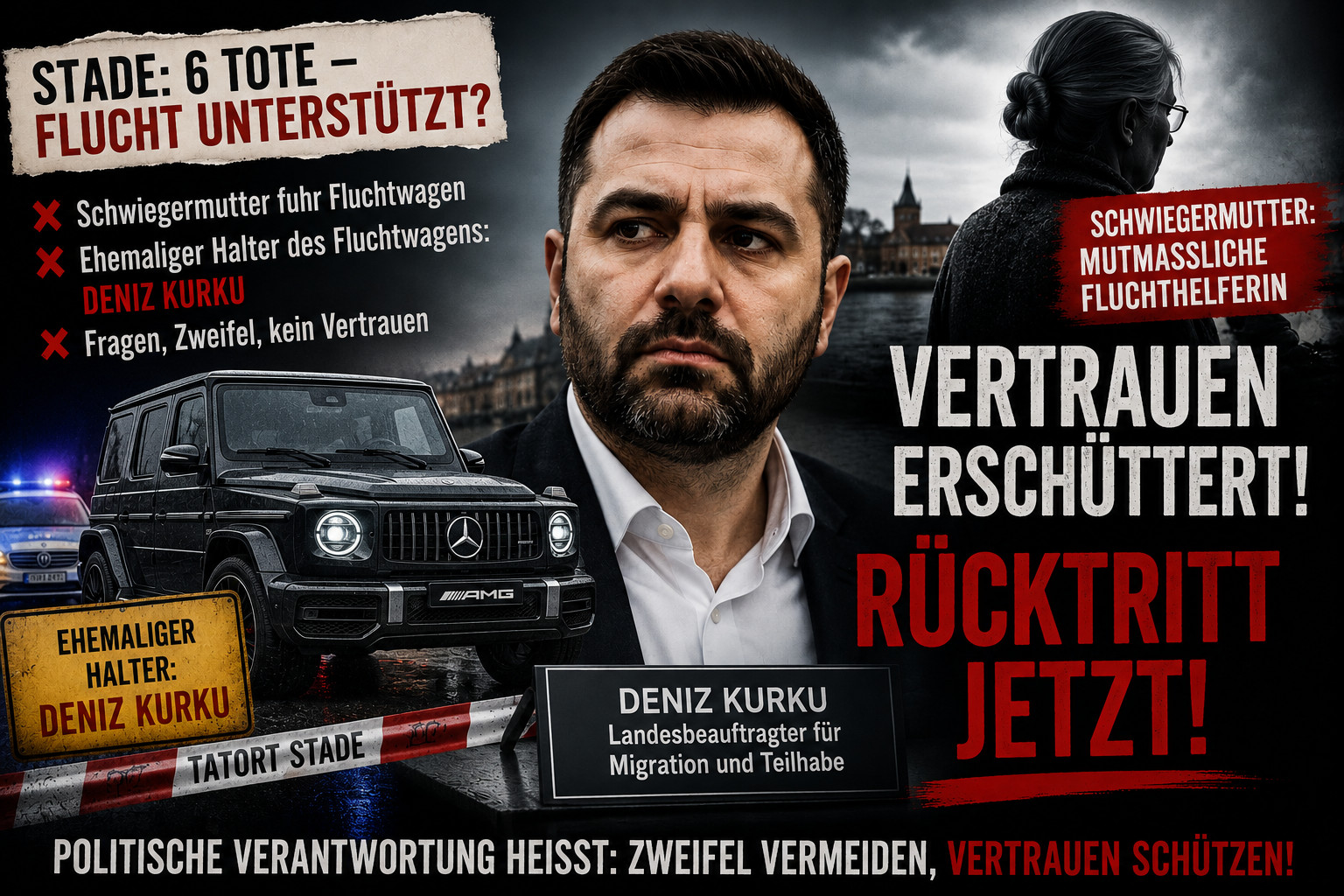 Rücktrittsforderung an Deniz Kurku