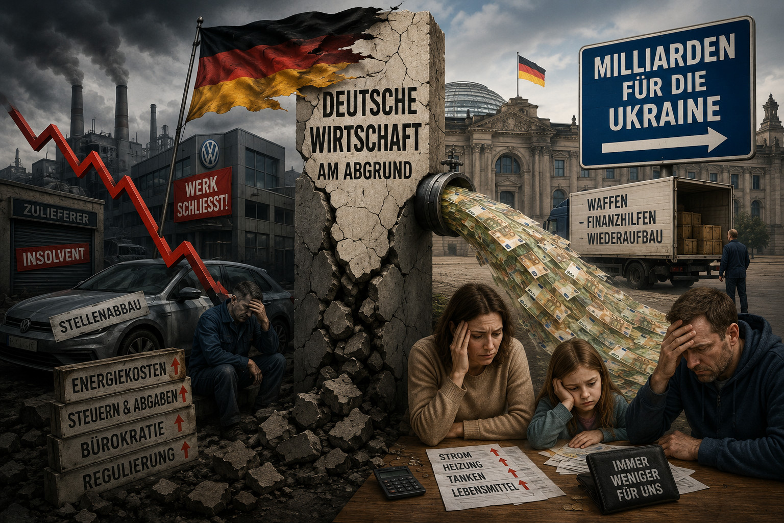 Deutschlands Wirtschaft wird abgehängt