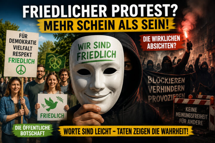 Friedlicher Protest oder politische Inszenierung?