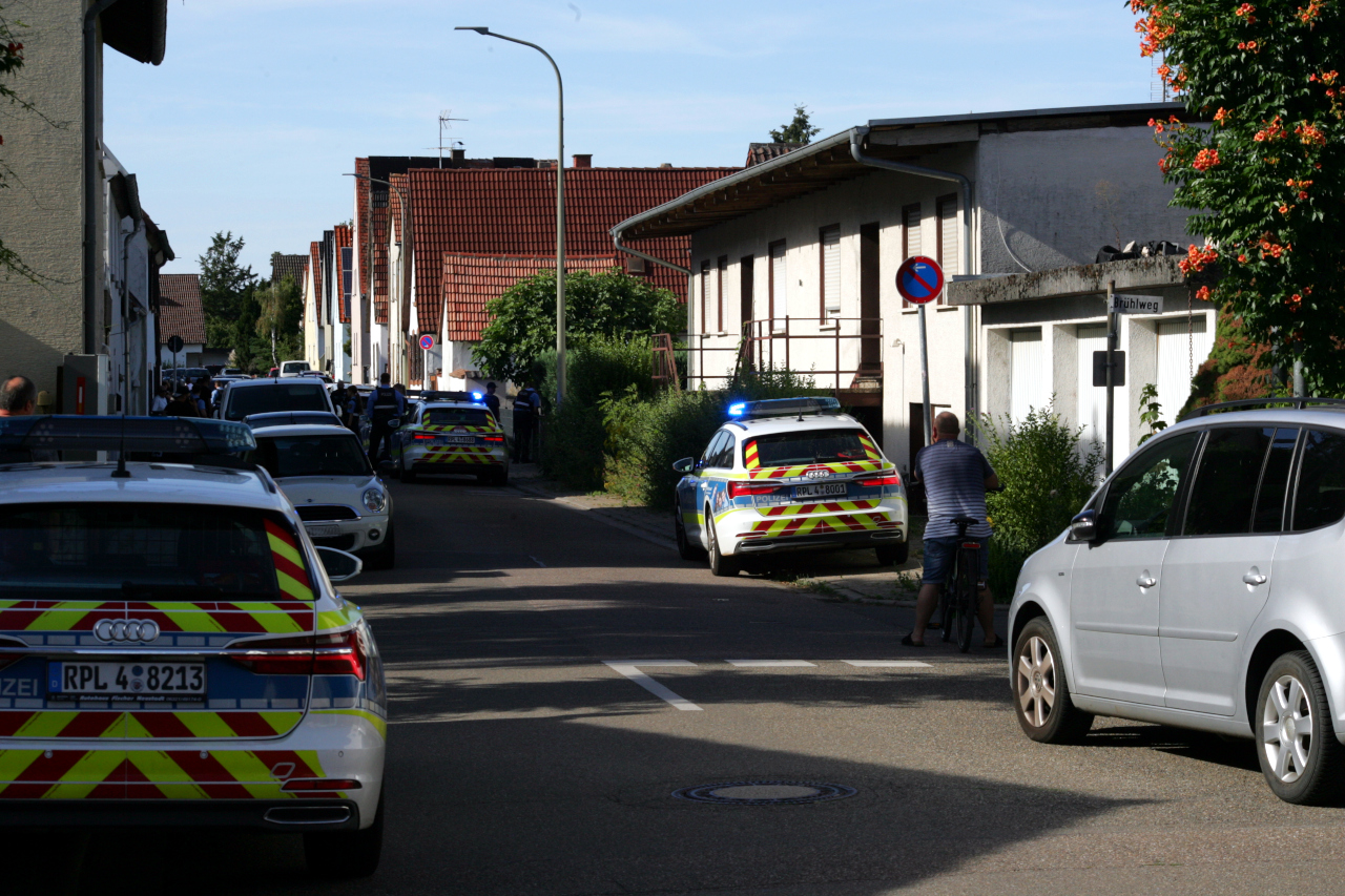 Polizeieinsatz in Knittelsheim: Streit eskaliert