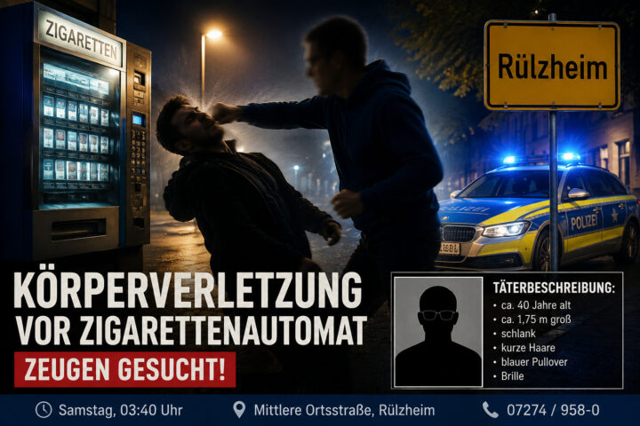 Rülzheim: Körperverletzung vor Zigarettenautomat