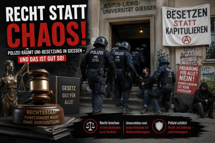 Polizei räumt Uni-Besetzung in Gießen