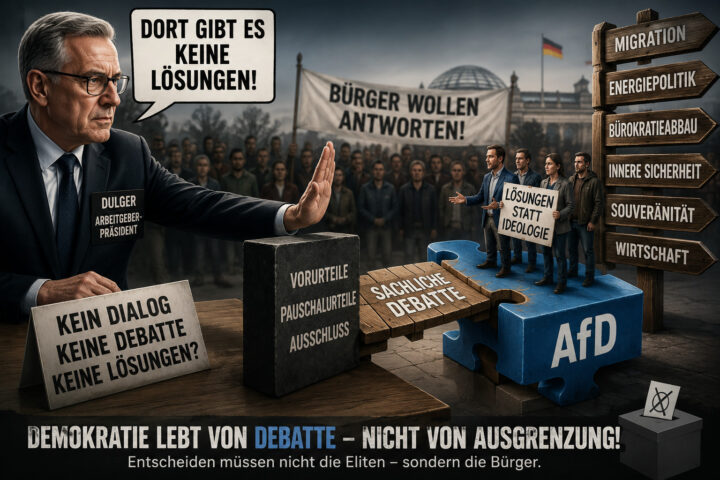 Arbeitgeberpräsident Dulger gegen die AfD