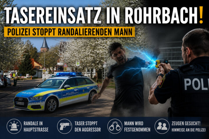 Polizeieinsatz mit einem Taser