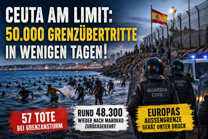 Ceuta am Limit: 50.000 irreguläre Grenzübertritte