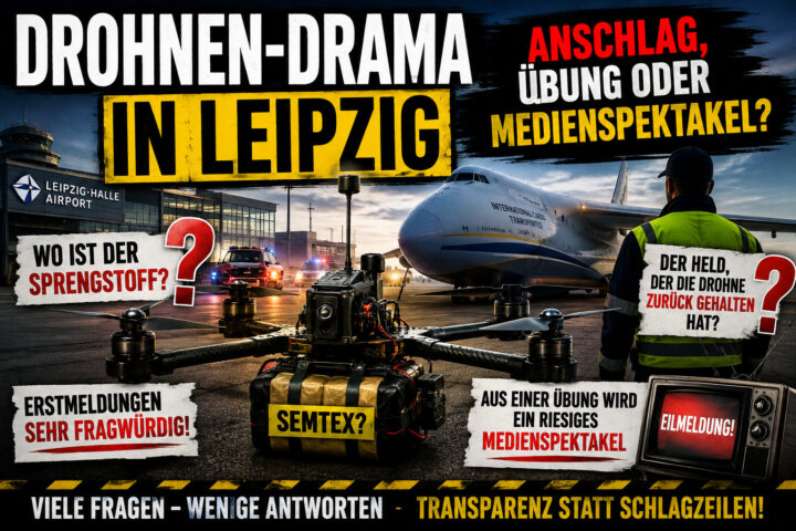 Drohne mit Sprengstoff am Flughafen Leipzig: Warum der Fall mehr Fragen als Antworten aufwirft