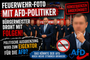 Feuerwehr-Foto mit AfD-Politiker