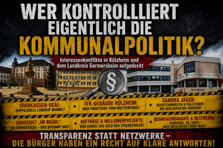 Interessenkonflikte in Rülzheim und Germersheim: Wer kontrolliert die Kommunalpolitik?