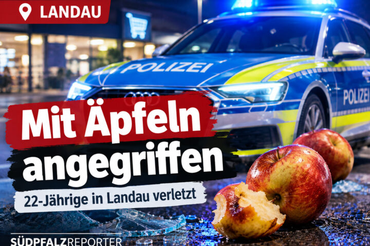 Mit Äpfeln angegriffen: 22-Jährige in Landau verletzt