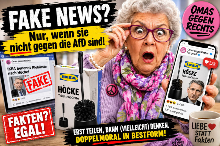 Omas gegen Rechts und Fake News: Wenn politische Aktivisten selbst auf Falschmeldungen hereinfallen