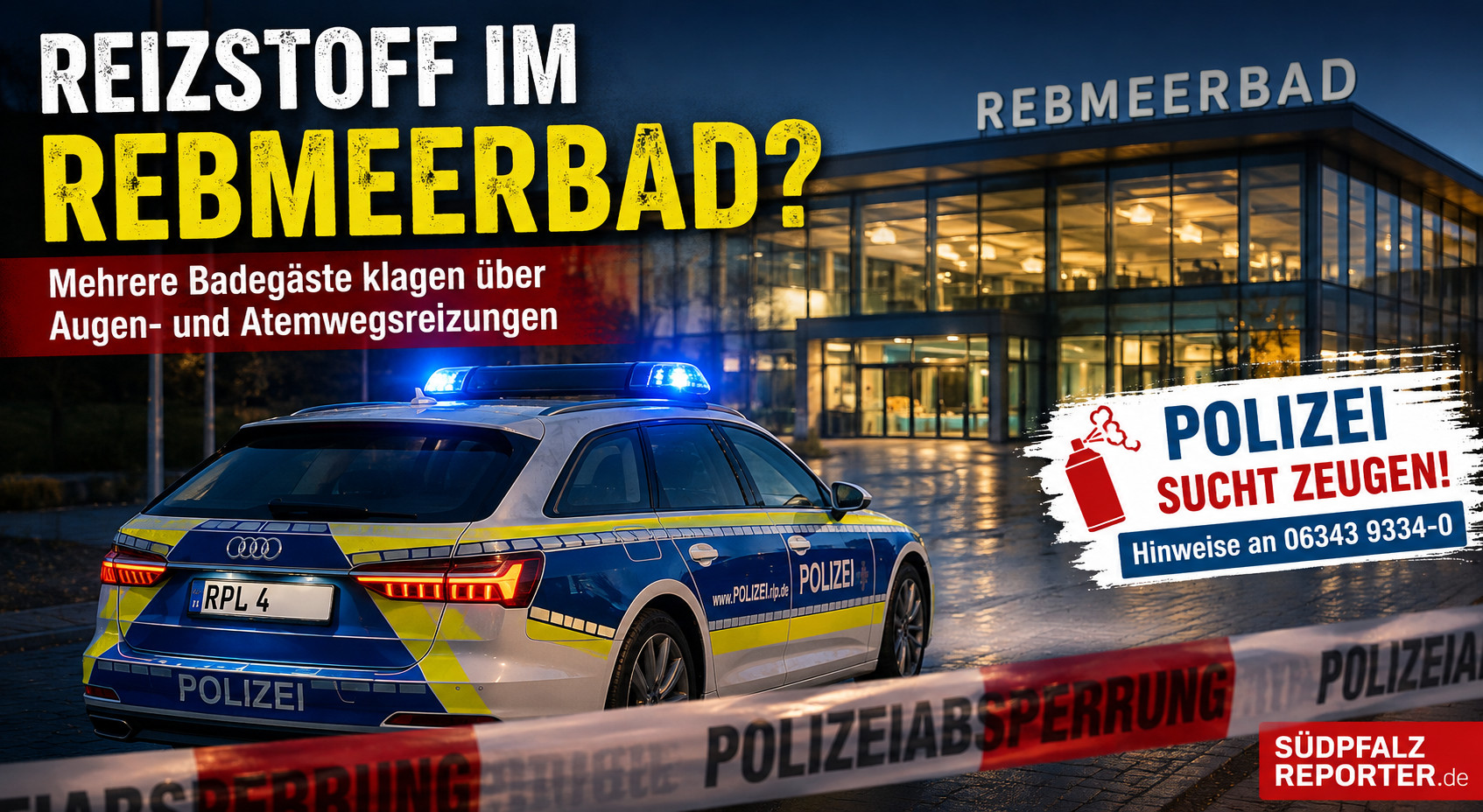 Reizstoff im Rebmeerbad Bad Bergzabern? Polizei sucht Zeugen