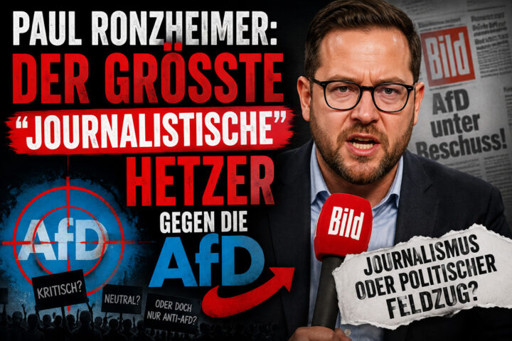 Paul Ronzheimer: Der größte „journalistische“ Hetzer gegen die AfD?