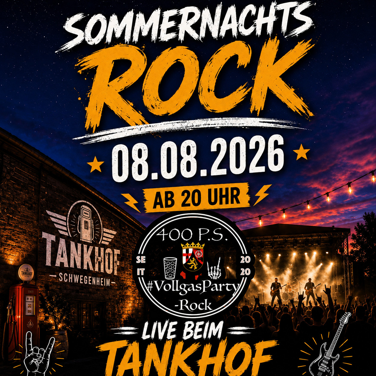 Sommernachts Rock am Tankhof Schwegenheim