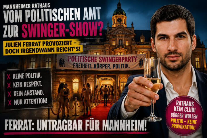 Mannheimer Rathaus oder Swinger-Show? Kritik an Julien Ferrat