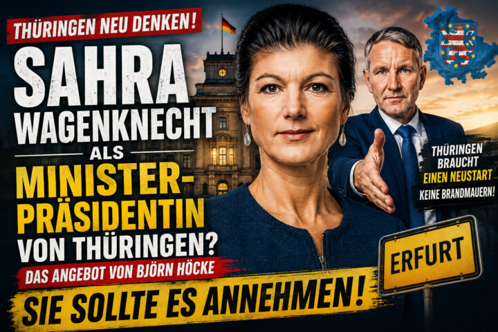Sahra Wagenknecht sollte Höckes Angebot annehmen: Thüringen braucht den politischen Neustart