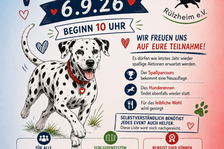 Vereinsfest beim Verein der Hundefreunde Rülzheim – ein Tag für Mensch und Hund