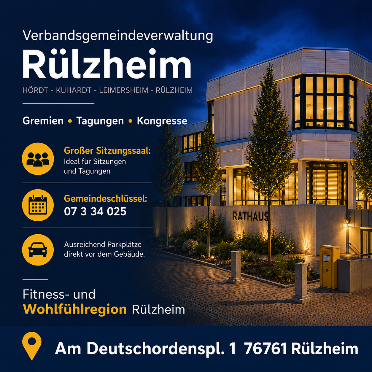 Rathaus der Verbandsgemeinde Rülzheim