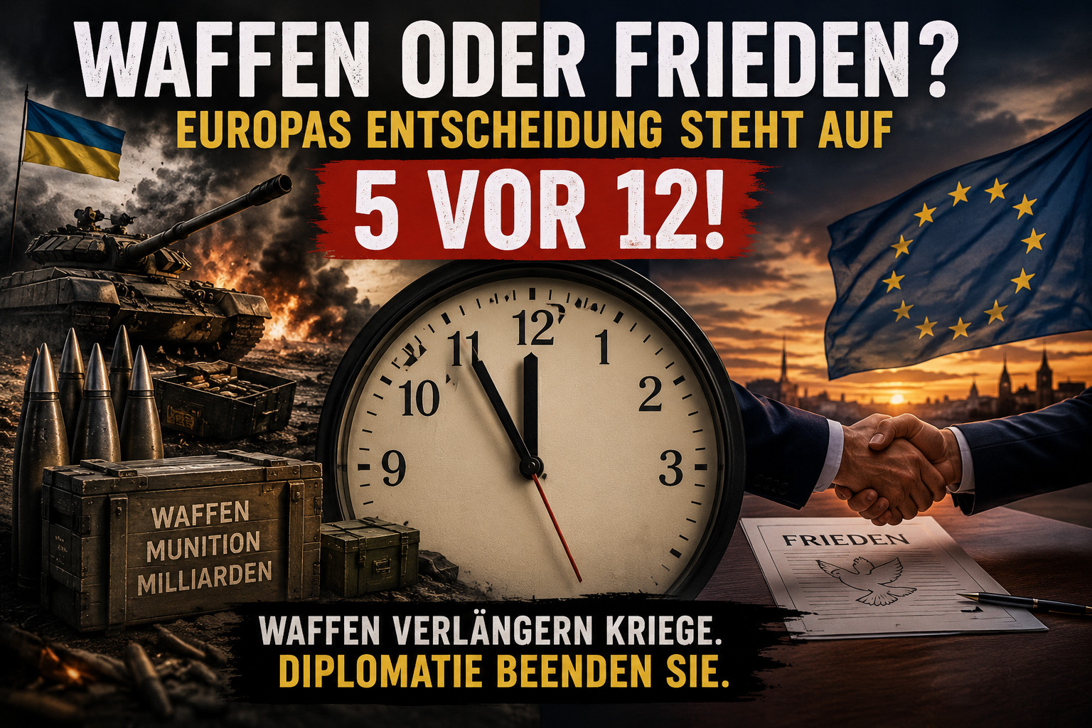 Waffen oder Frieden
