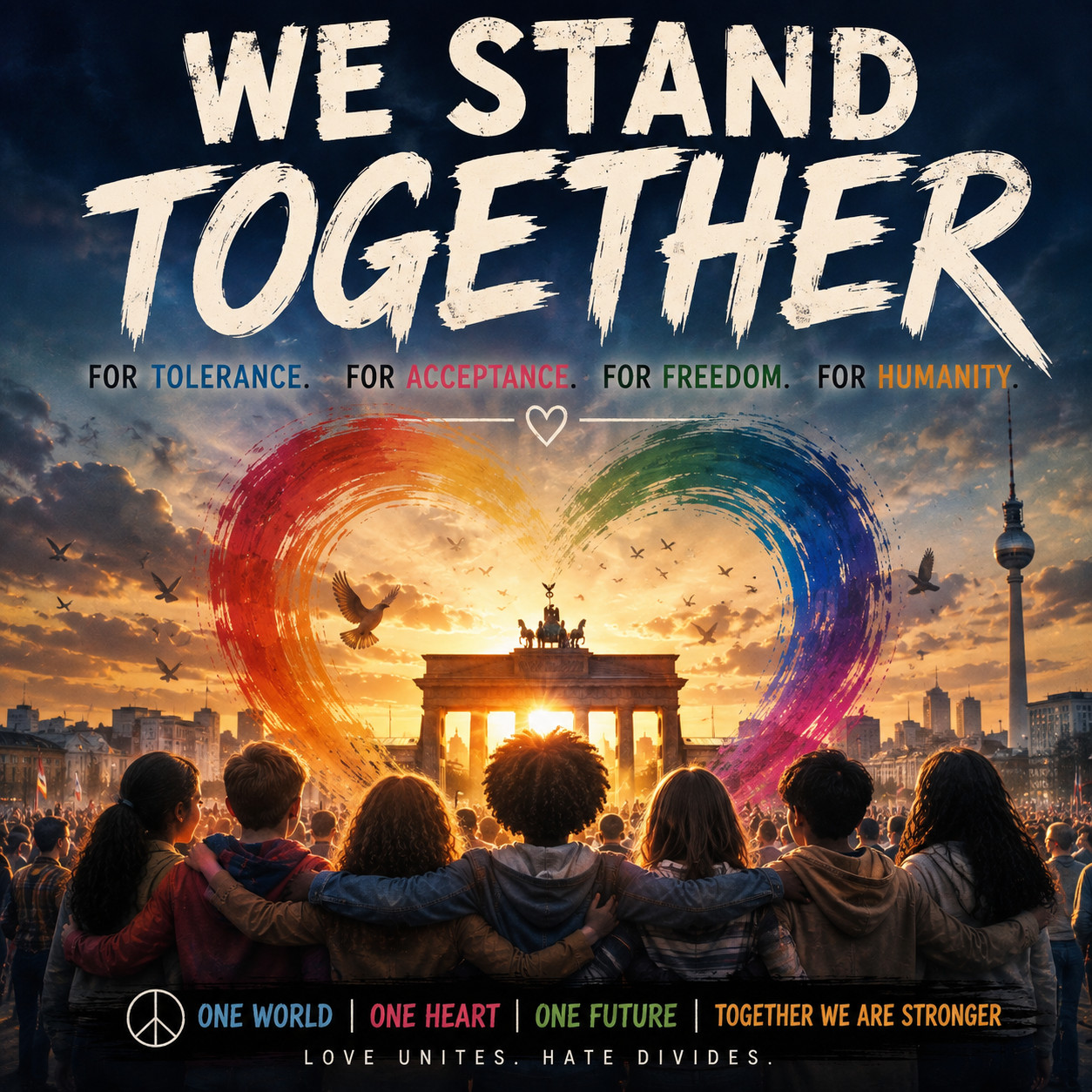 We Stand Together – Ein Song für Toleranz, Freiheit und Menschlichkeit