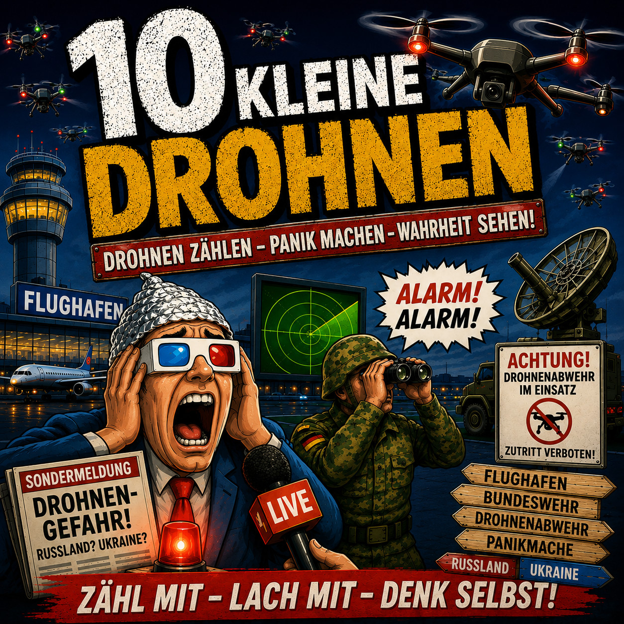 10 kleine Drohnen