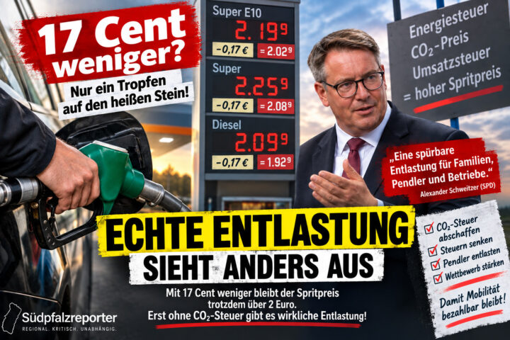 17 Cent weniger – und die SPD feiert: Echte Entlastung an der Tankstelle sieht anders aus
