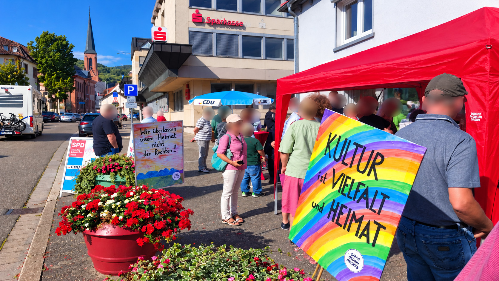 AfD-Stand in Bad Bergzabern sorgt für politischen Streit