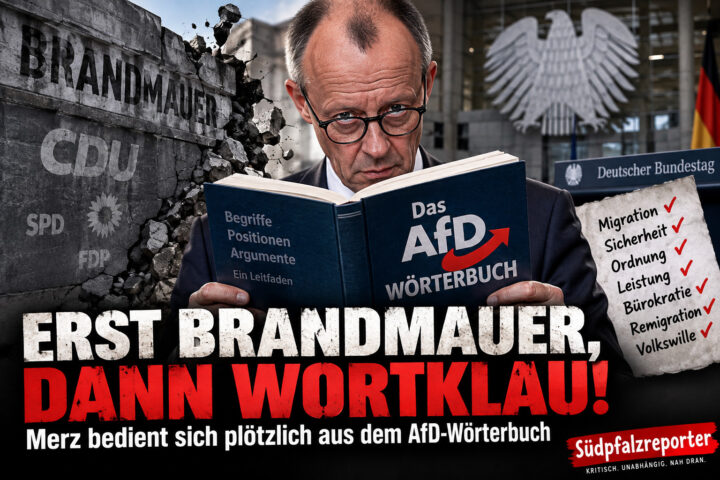 Erst Brandmauer, dann Wortklau: Merz und das AfD-Wörterbuch