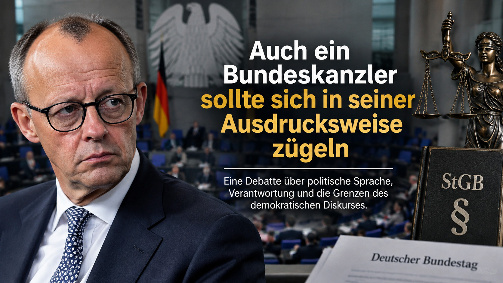 Auch ein Bundeskanzler sollte sich in seiner Ausdrucksweise zügeln