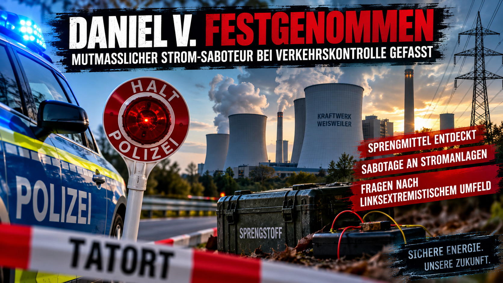 Daniel V. festgenommen