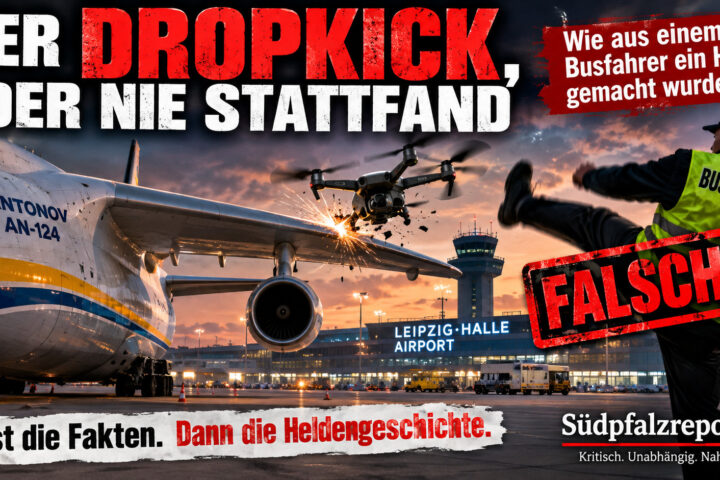 Drohne Leipzig: Der Dropkick, der offenbar nie stattfand