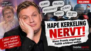 Hape Kerkeling nervt: Wenn Promis ungefragt Politik erklären
